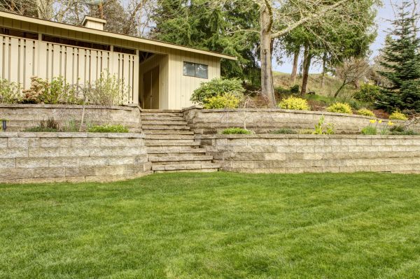 Retaining Wall Construction in Sterling