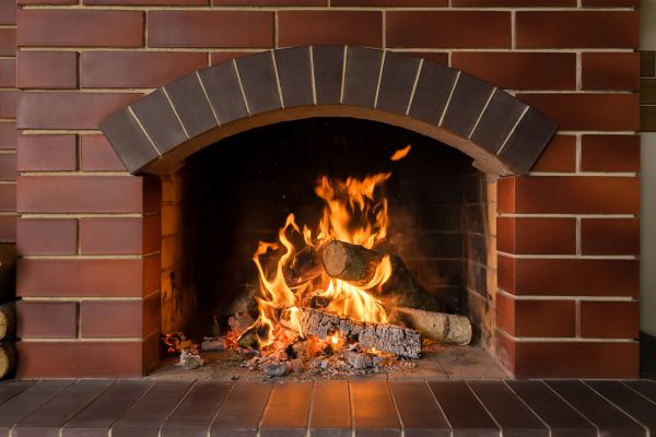 Brick Fireplace Installation in Sterling